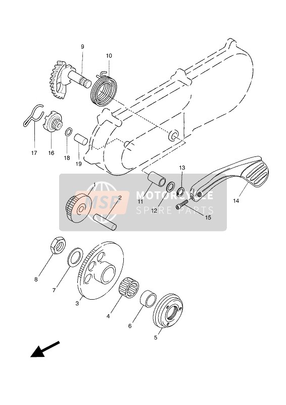 5CAE55210000, Axe 1, Yamaha, 0